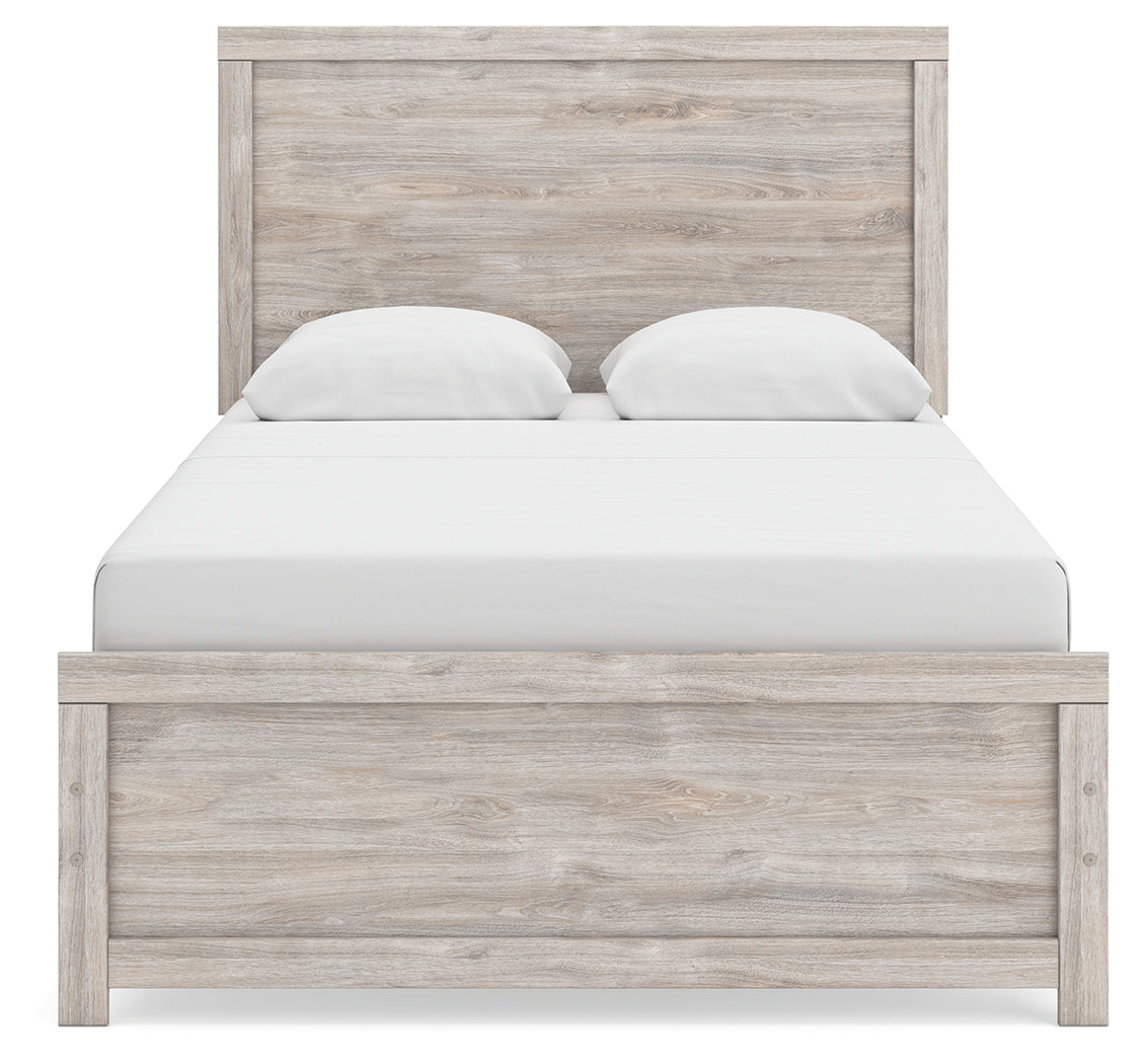 Broachmyn Gray Full Panel Bed, Dresser and Mirror