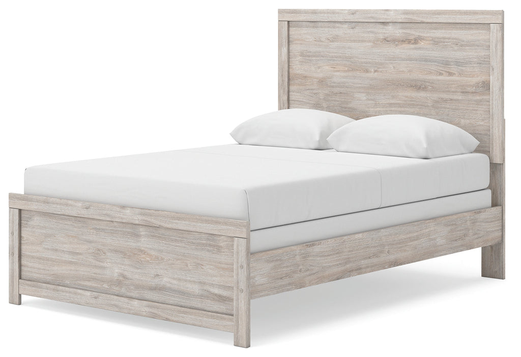 Broachmyn Gray Full Panel Bed, Dresser and Mirror