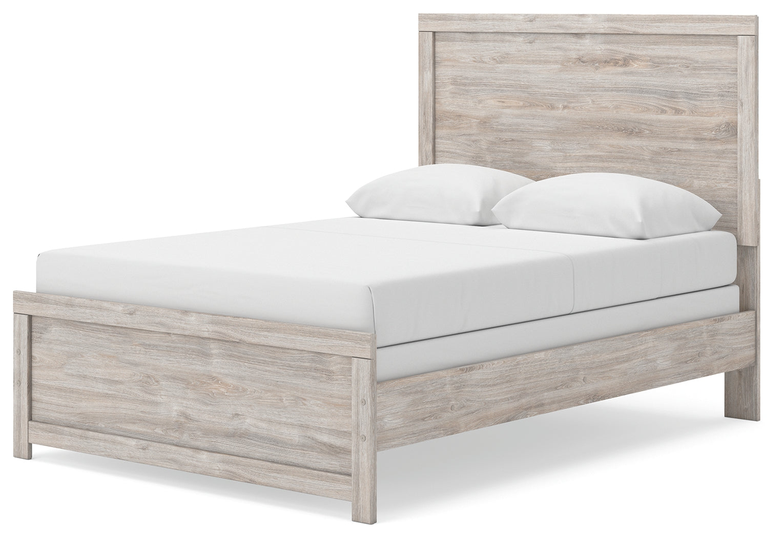 Broachmyn Gray Full Panel Bed, Dresser and Mirror