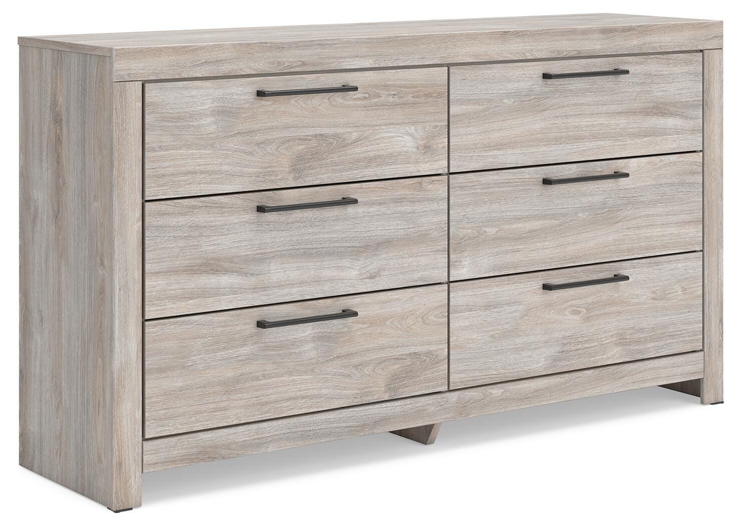 Broachmyn Gray King Panel Bed, Dresser and Nightstand