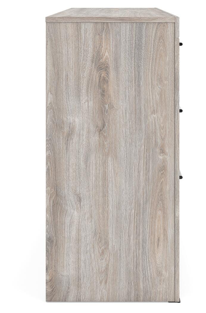 Broachmyn Gray King Panel Bed, Dresser and Nightstand