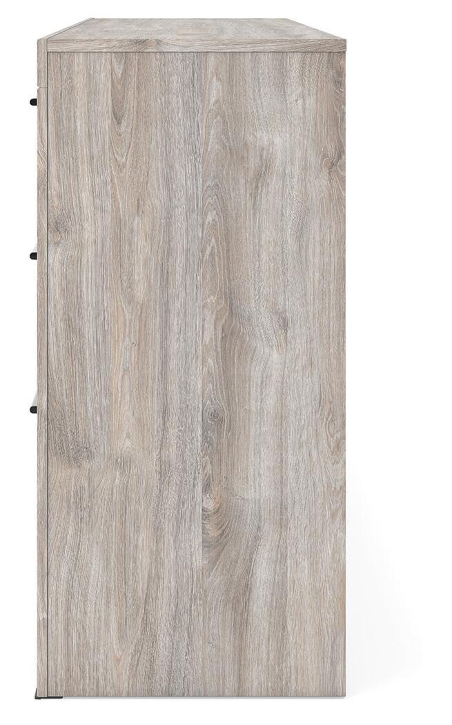 Broachmyn Gray King Panel Bed, Dresser and Nightstand
