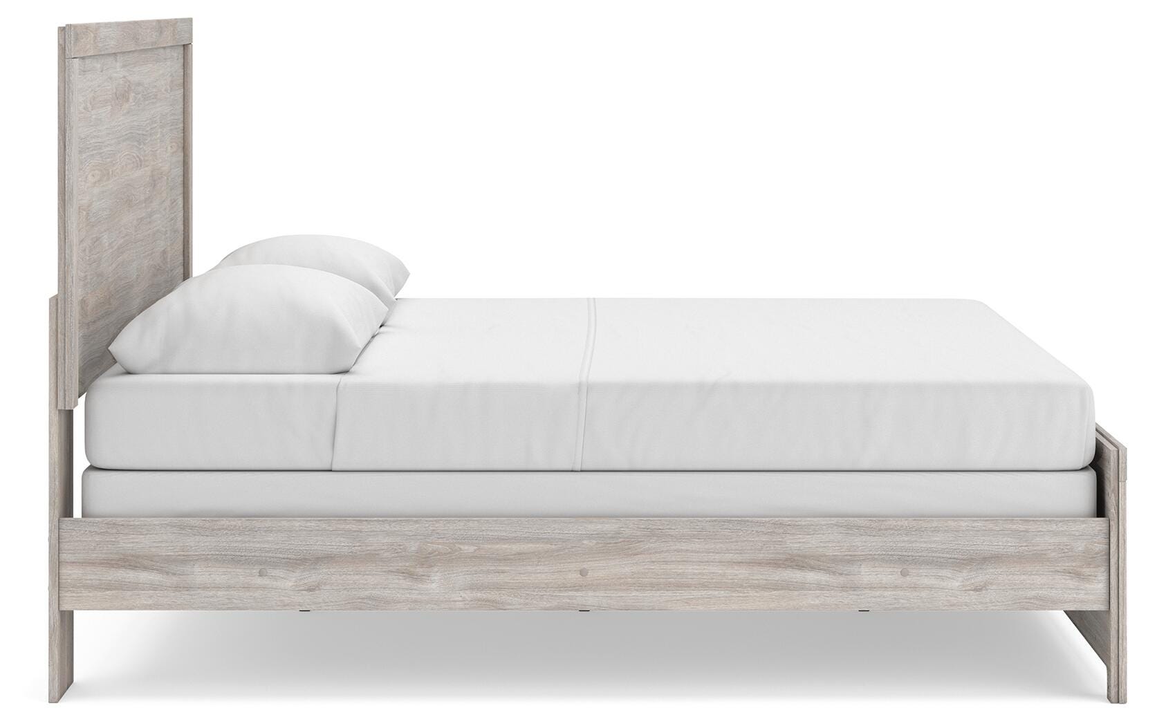 Broachmyn Gray King Panel Bed, Dresser and Nightstand