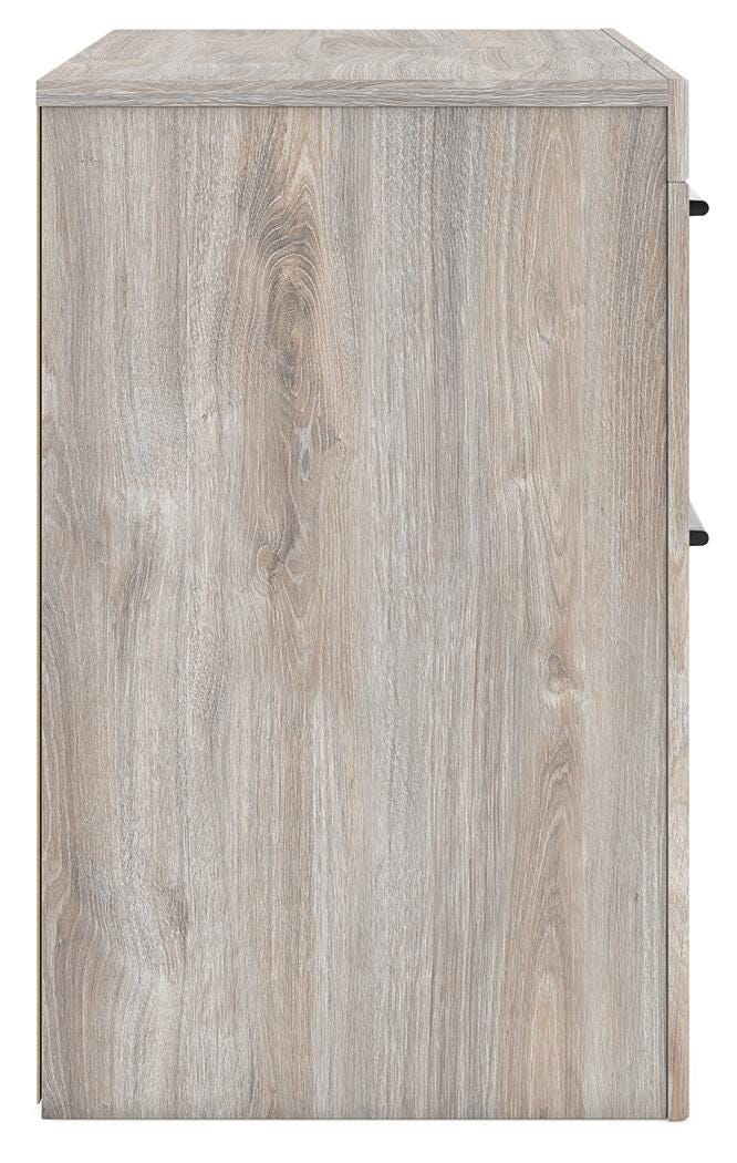 Broachmyn Gray King Panel Bed, Dresser and Nightstand
