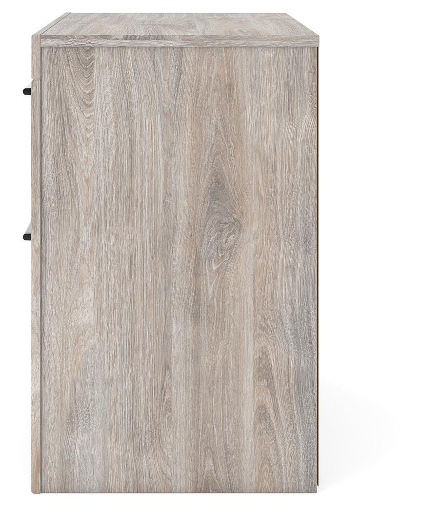 Broachmyn Gray King Panel Bed, Dresser and Nightstand