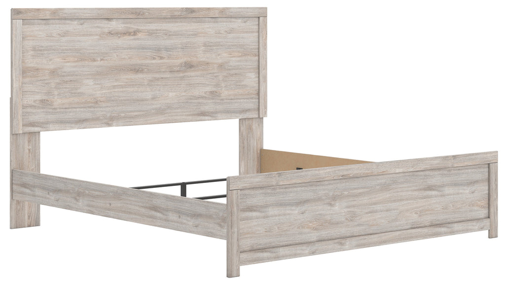 Broachmyn Gray King Panel Bed