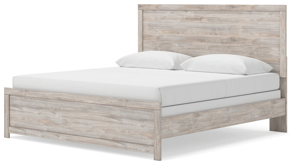 Broachmyn Gray King Panel Bed