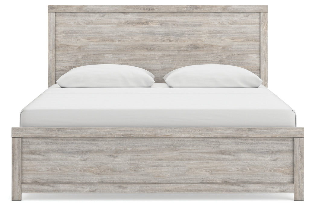 Broachmyn Gray King Panel Bed