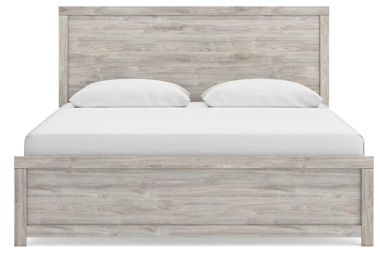 Broachmyn Gray King Panel Bed