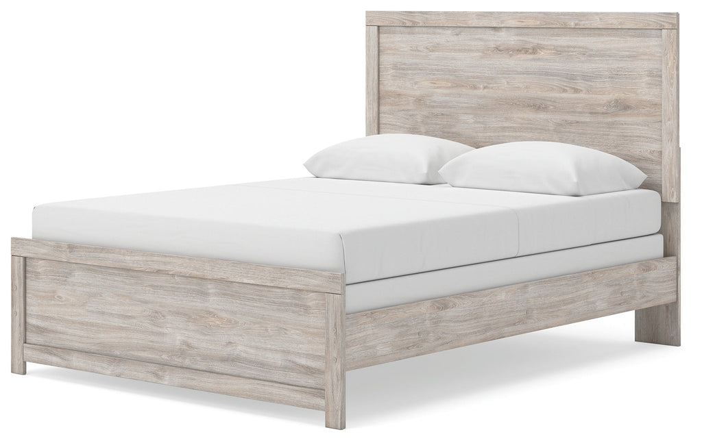 Broachmyn Gray Queen Panel Bed, Dresser and Nightstand