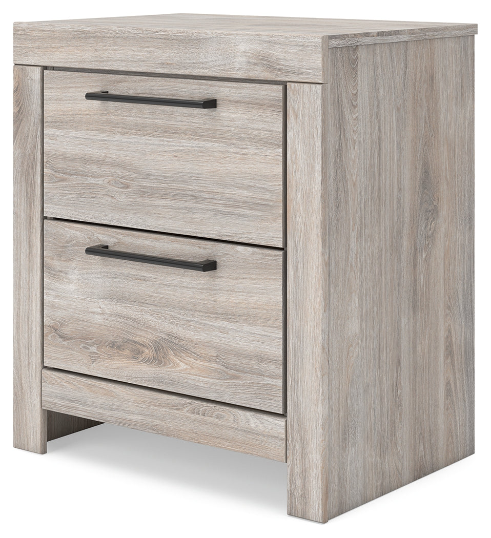 Broachmyn Gray Queen Panel Bed, Dresser and Nightstand