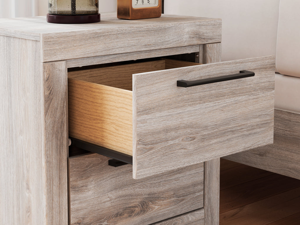 Broachmyn Gray Queen Panel Bed, Dresser and Nightstand