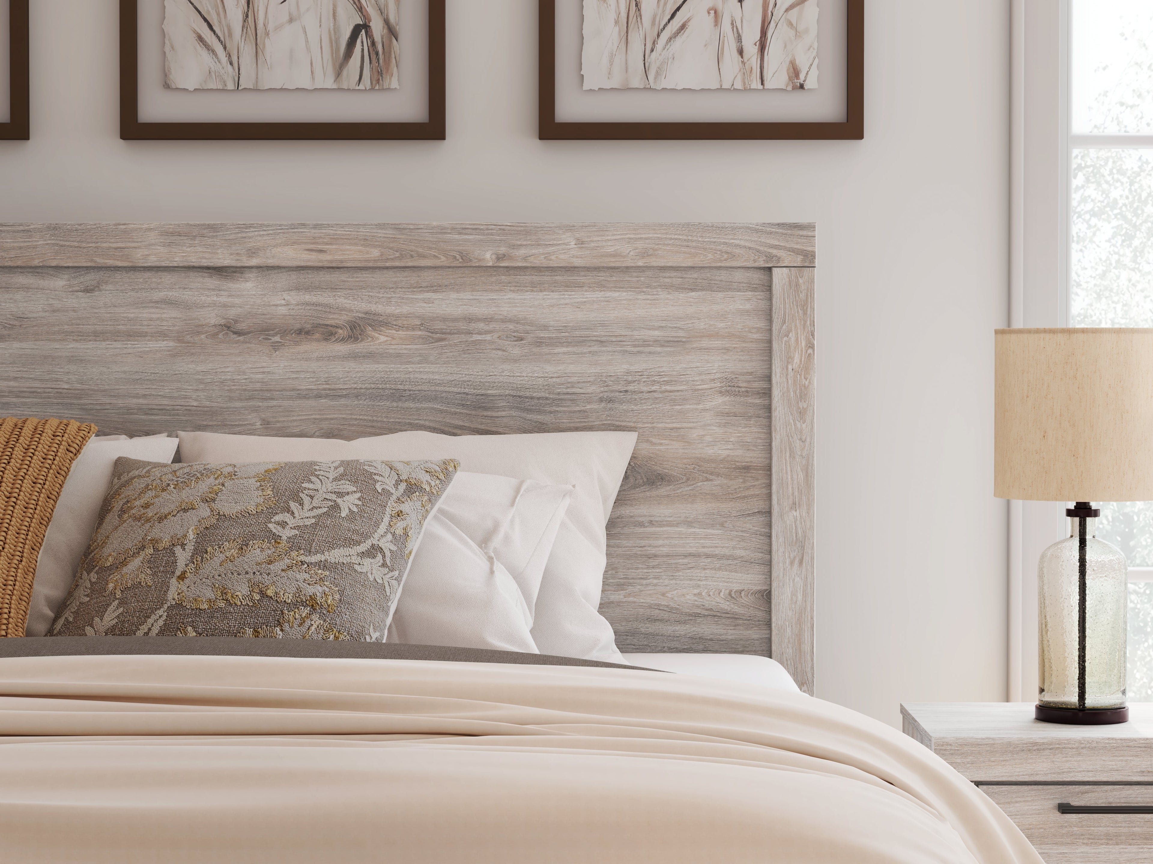 Broachmyn Gray Queen Panel Bed