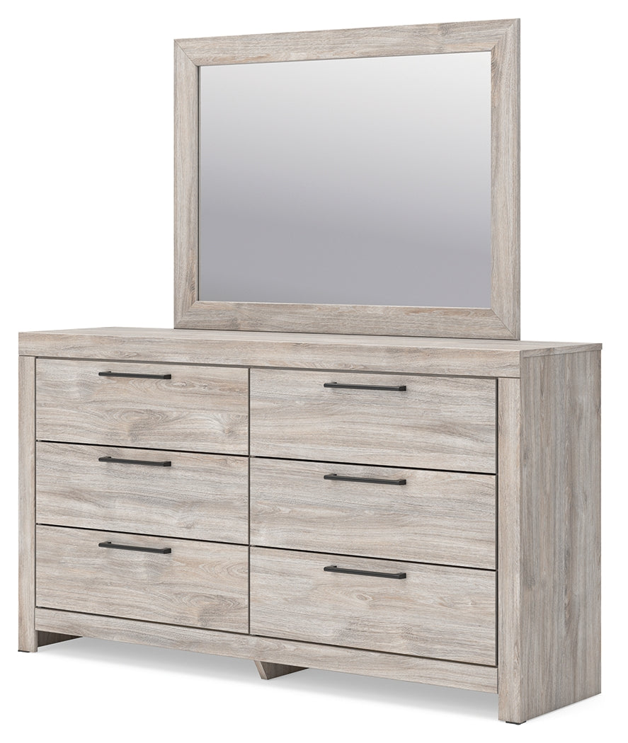 Broachmyn Gray Twin Panel Bed, Dresser and Mirror