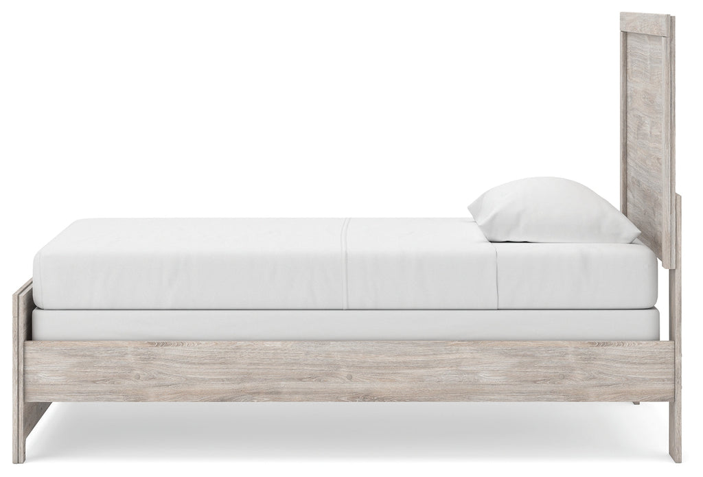 Broachmyn Gray Twin Panel Bed, Dresser and Mirror
