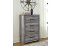 Bronyan Dark Gray Chest of Drawers