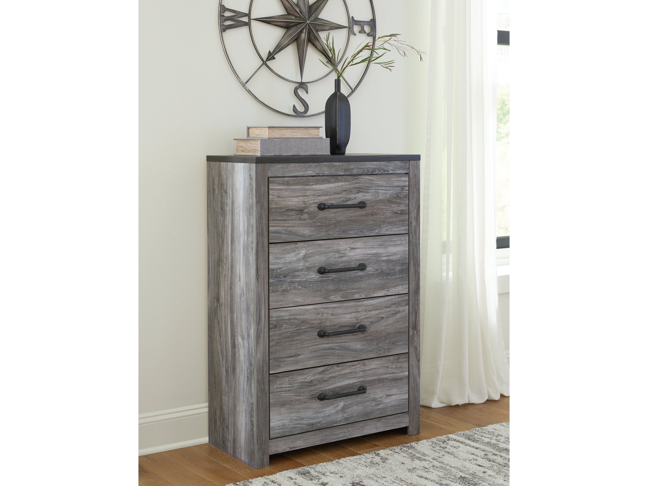Bronyan Dark Gray Chest of Drawers