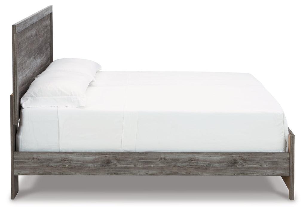 Bronyan King Panel Bedroom Set, Dark Gray
