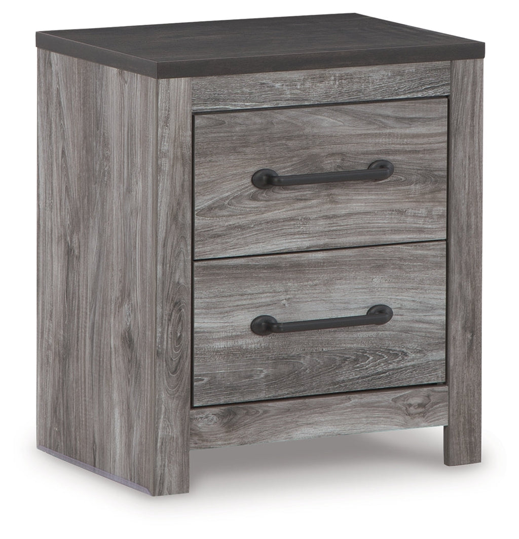 Bronyan Queen Panel Bedroom Set, Dark Gray