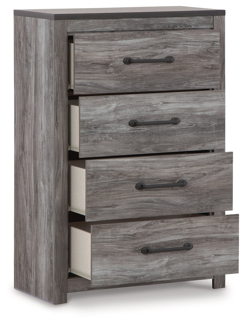 Bronyan King Panel Bed & Dresser & Mirror & Chest & 2 Nightstands