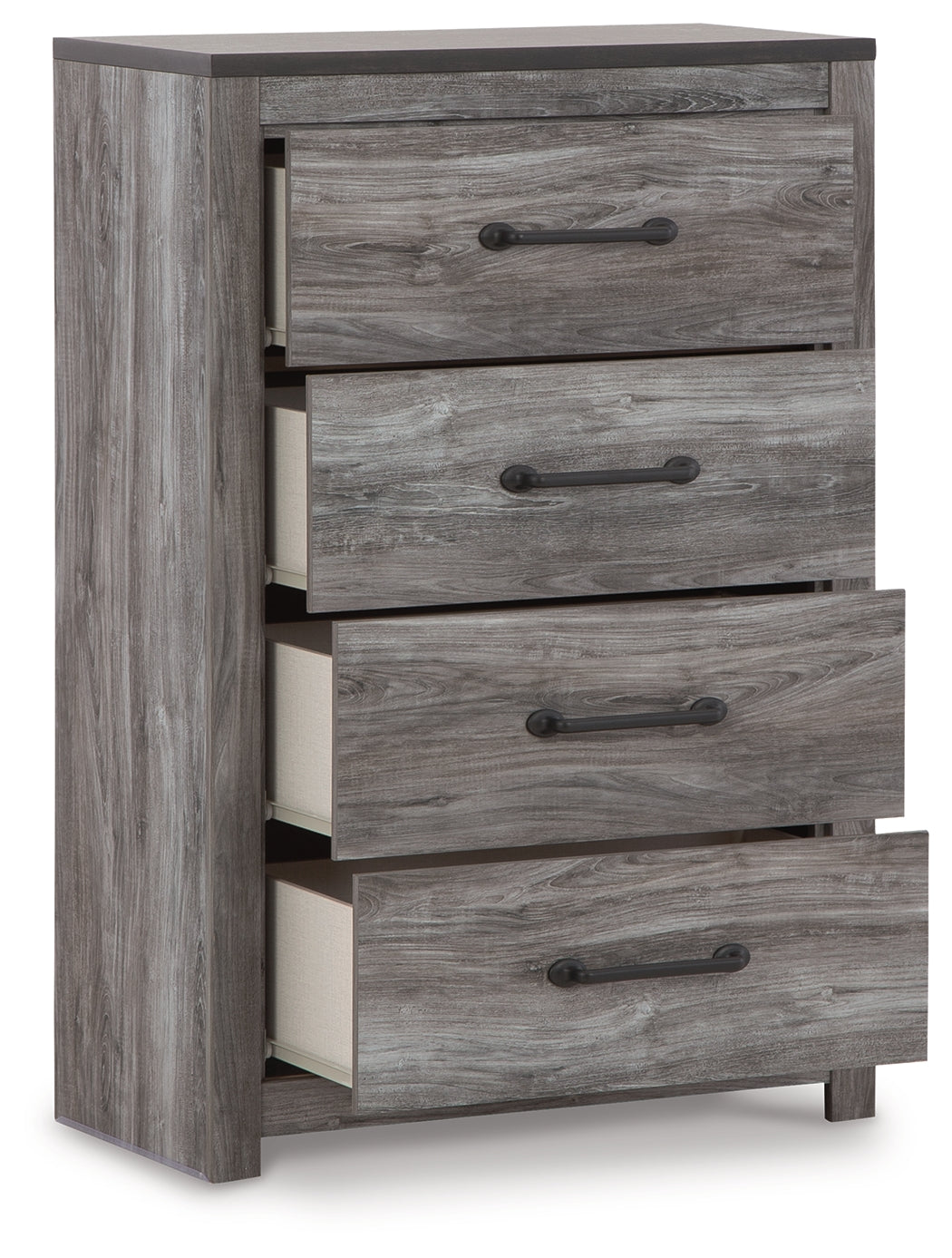 Bronyan King Panel Bed & Dresser & Mirror & Chest & 2 Nightstands