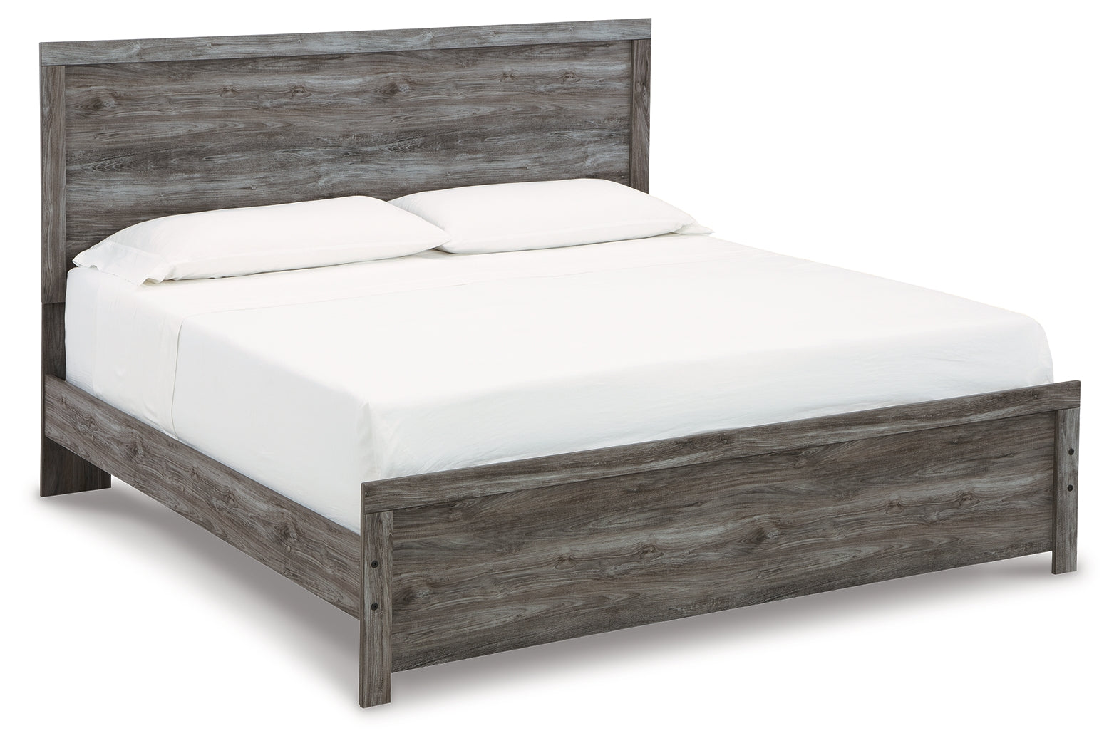 Bronyan King Panel Bed & Dresser & Mirror & Chest & 2 Nightstands