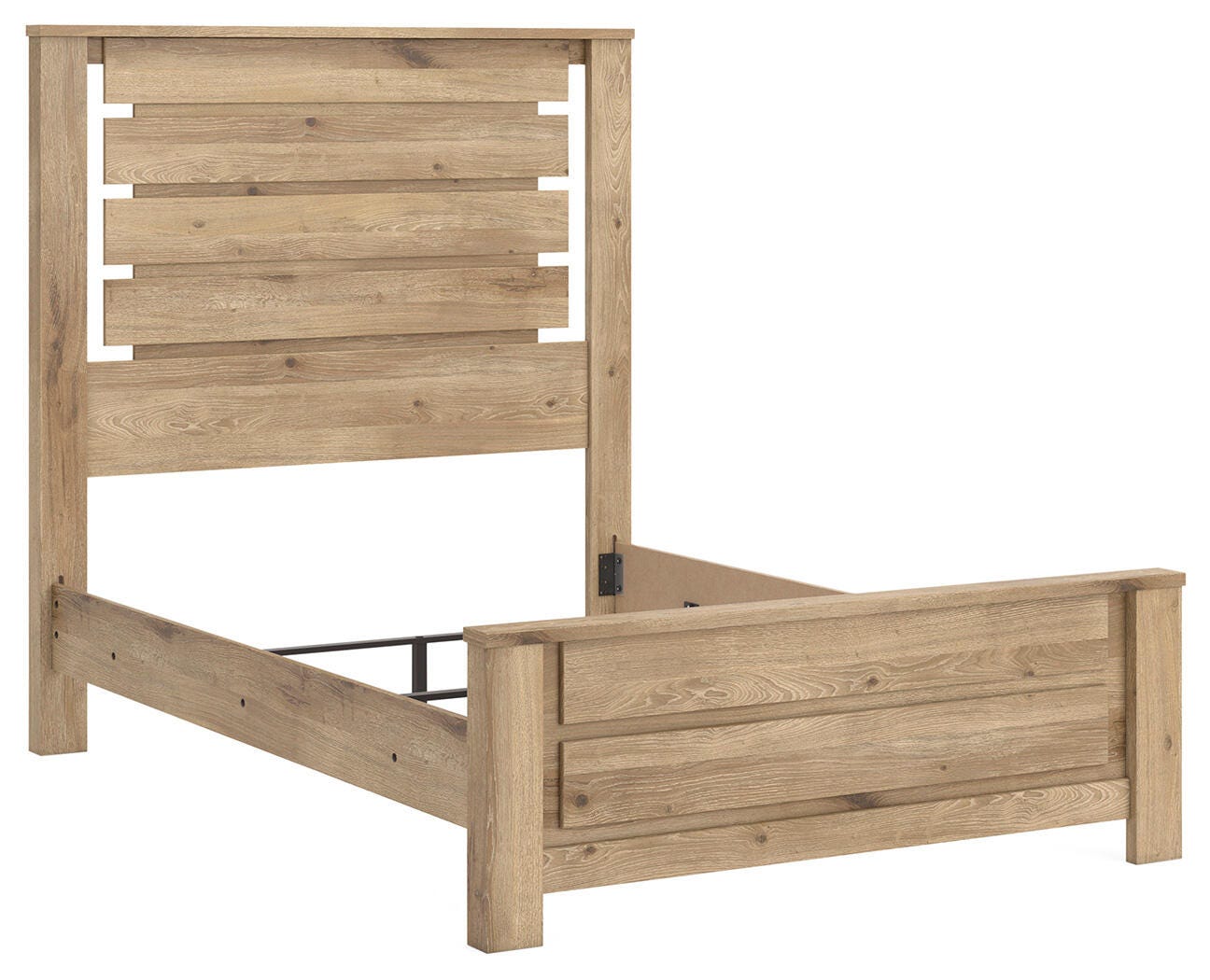 Brozmont Tan Full Panel Bed