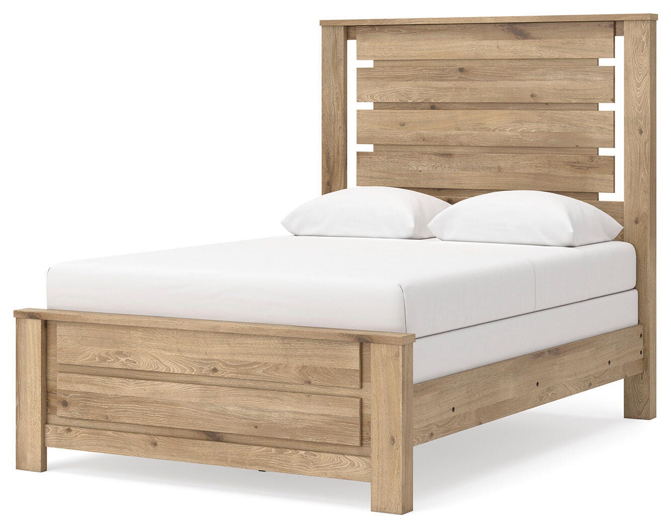 Brozmont Tan Full Panel Bed
