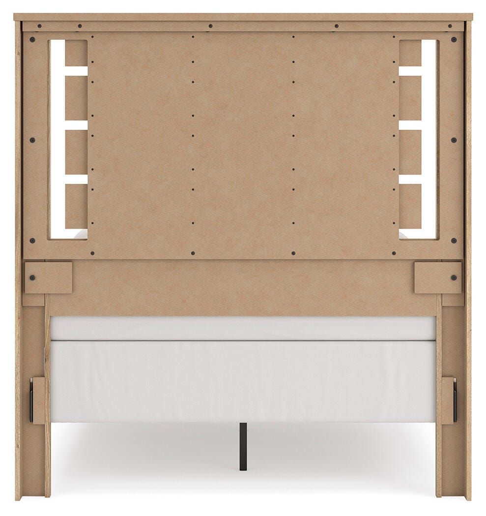 Brozmont Tan Full Panel Bed