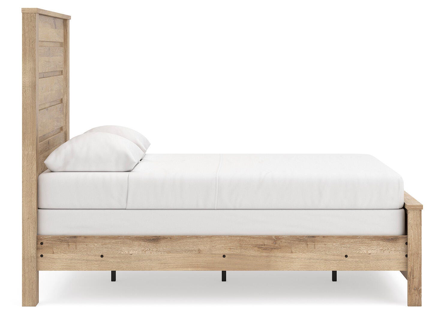 Brozmont Tan Full Panel Bed