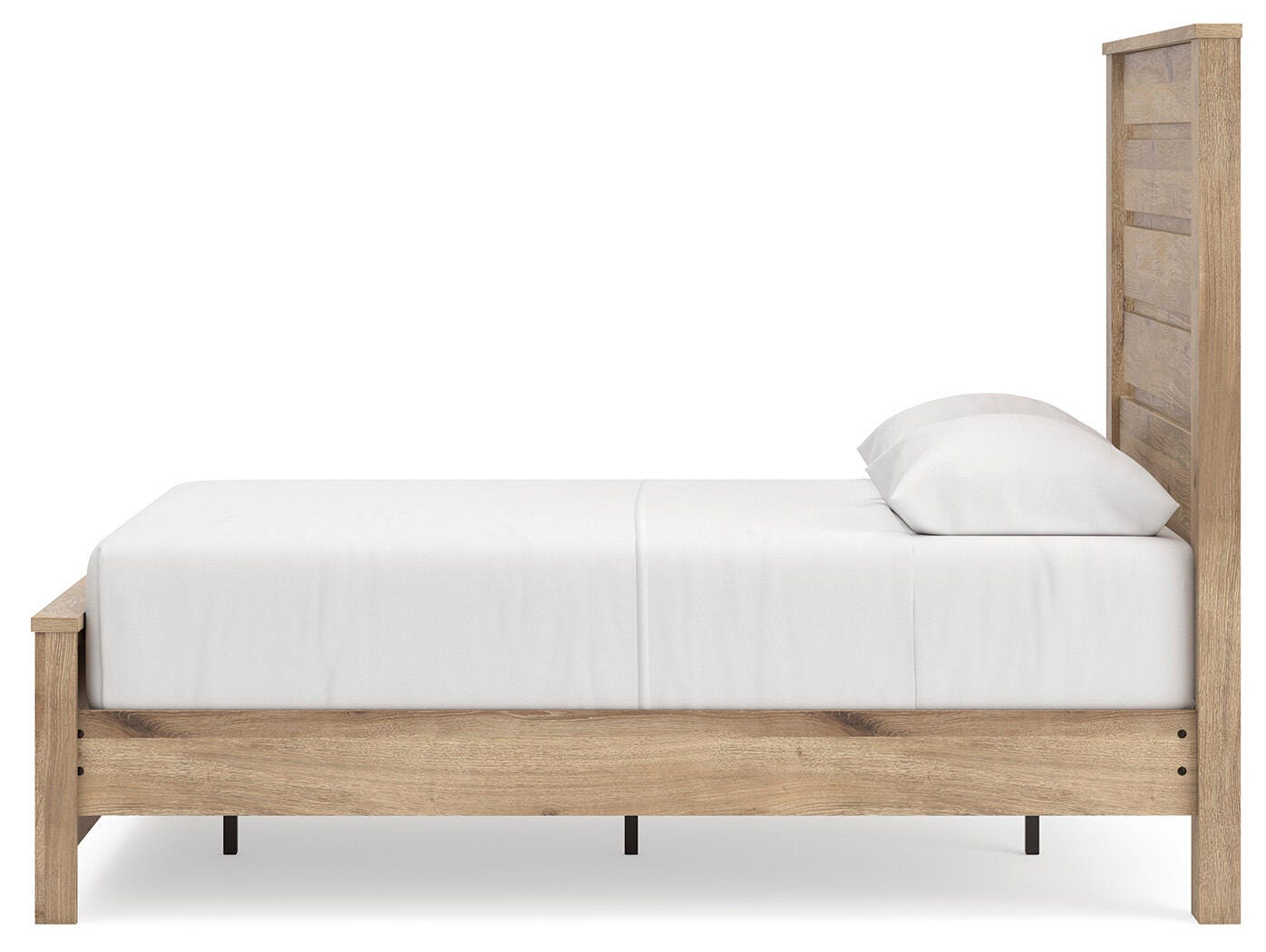 Brozmont Tan Full Panel Platform Bed