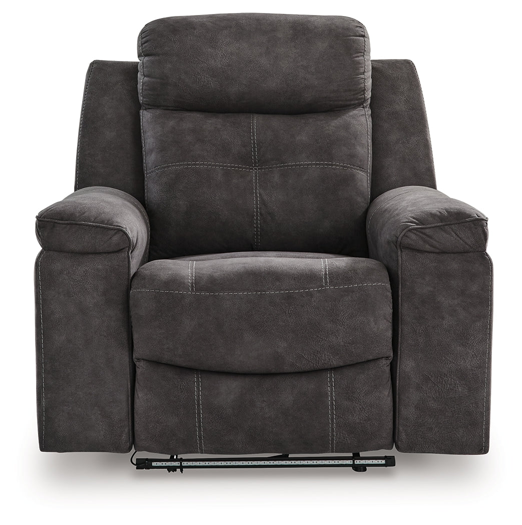 Brysonview Charcoal Zero Wall Recliner