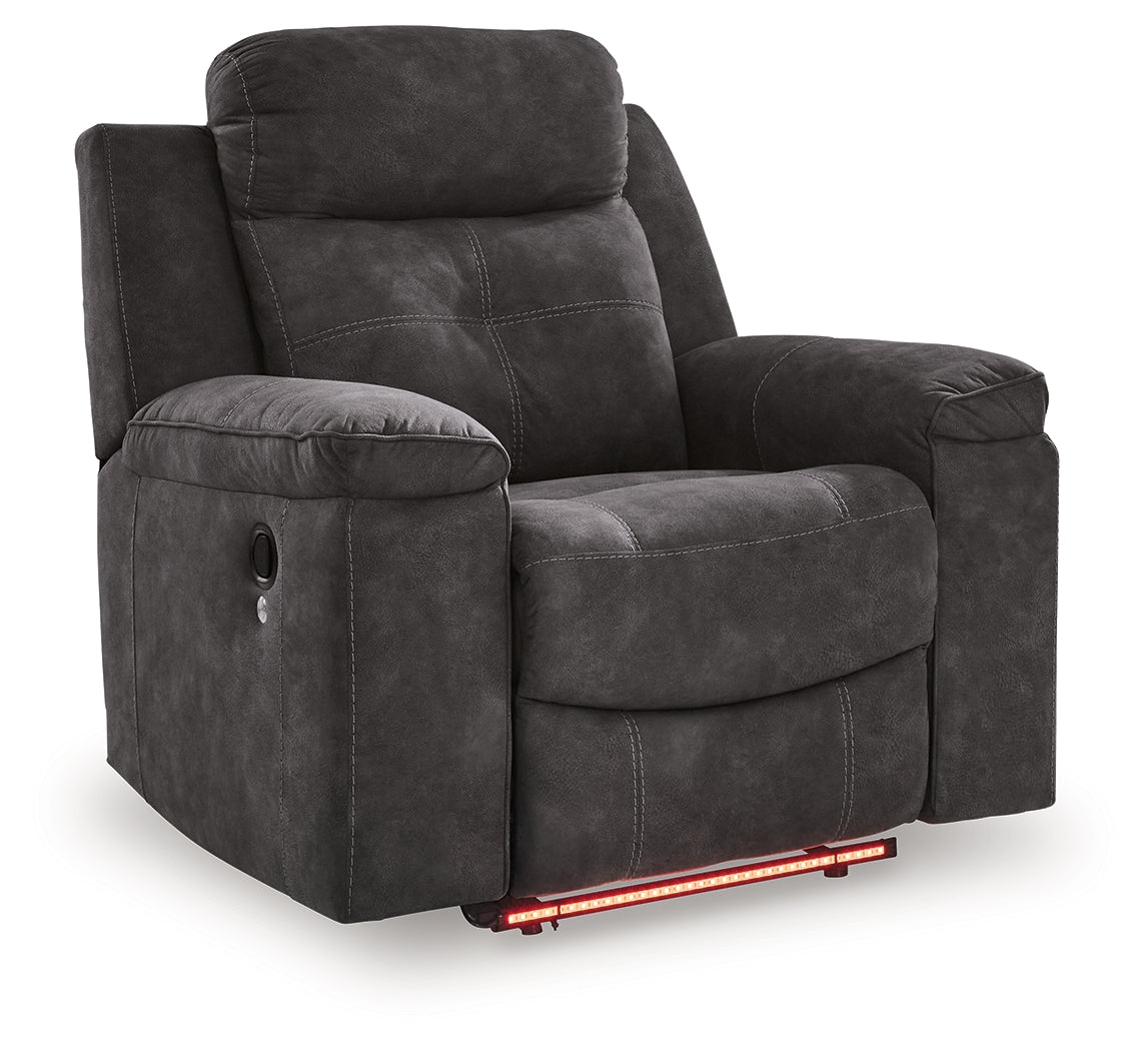Brysonview Charcoal Zero Wall Recliner