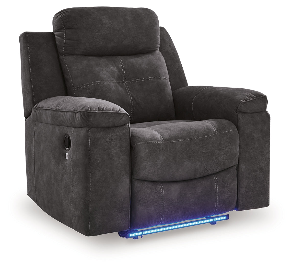 Brysonview Charcoal Zero Wall Recliner