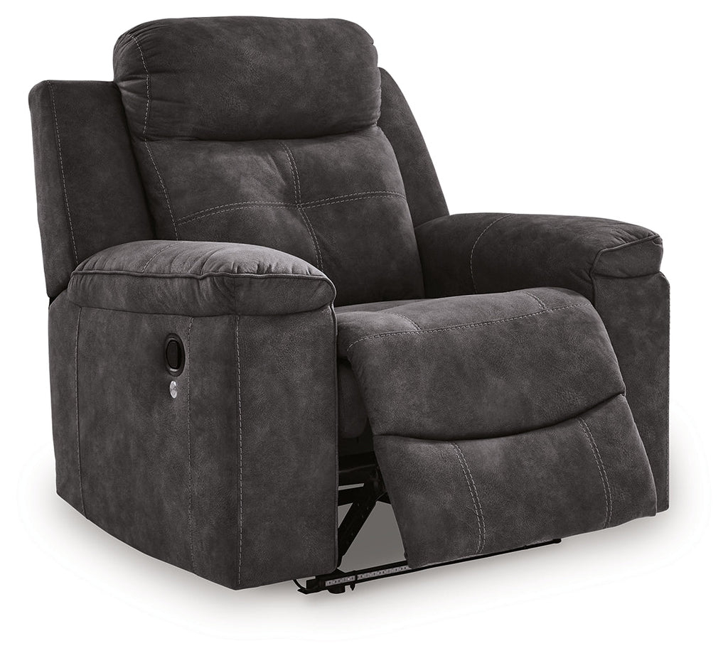 Brysonview Charcoal Zero Wall Recliner