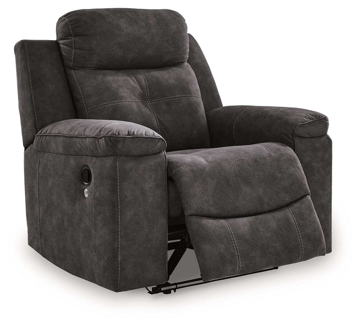 Brysonview Charcoal Zero Wall Recliner