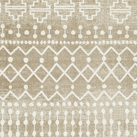 Bunchly Tan/Brown/Cream 8' x 10' Rug
