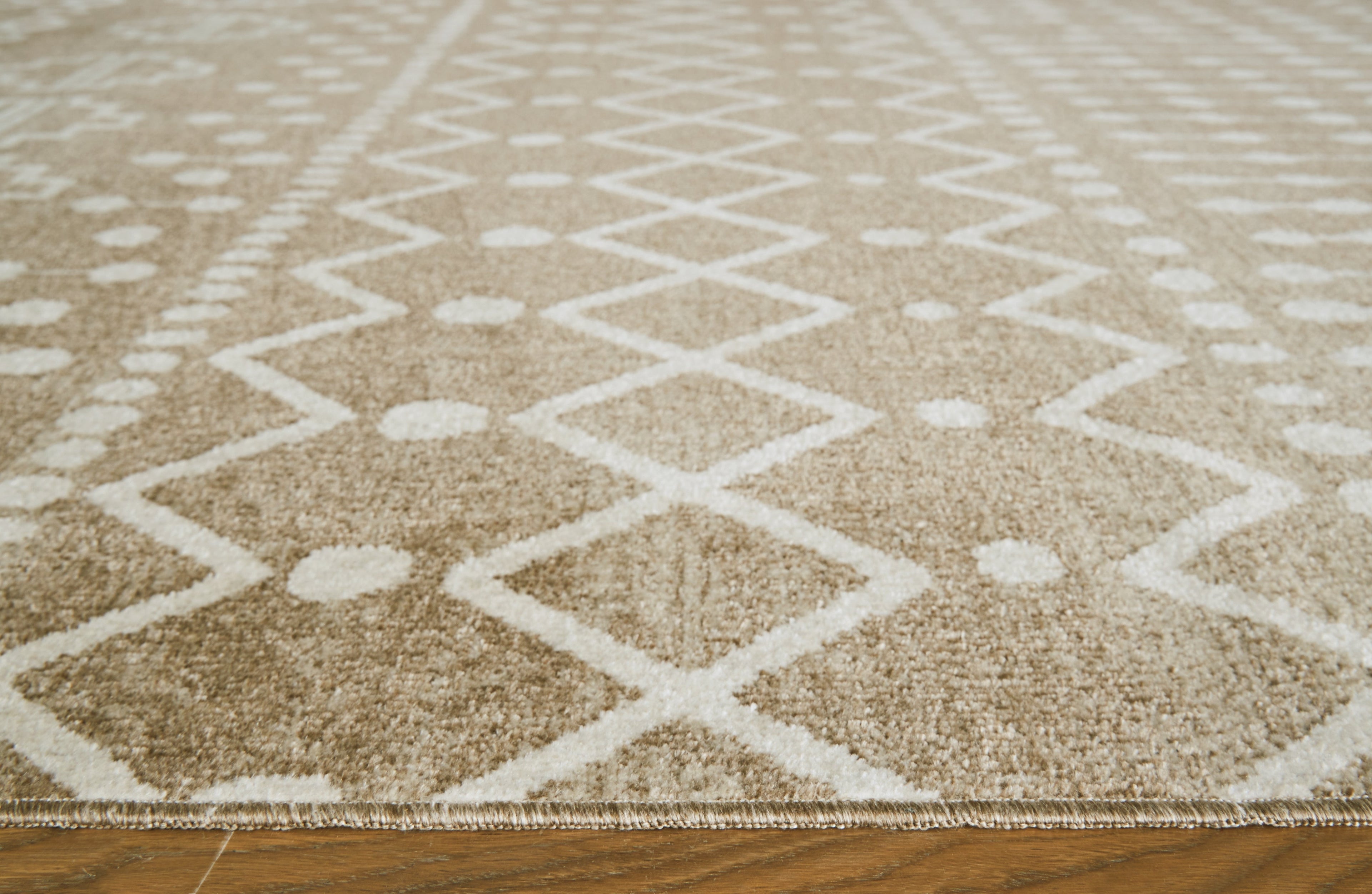 Bunchly Tan/Brown/Cream 8' x 10' Rug