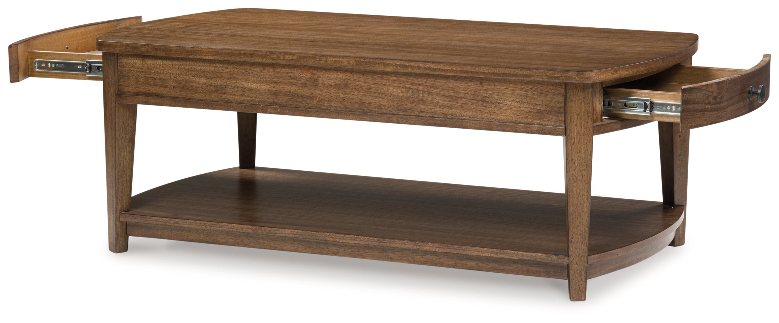 Burkbyer Brown Rectangular Cocktail Table