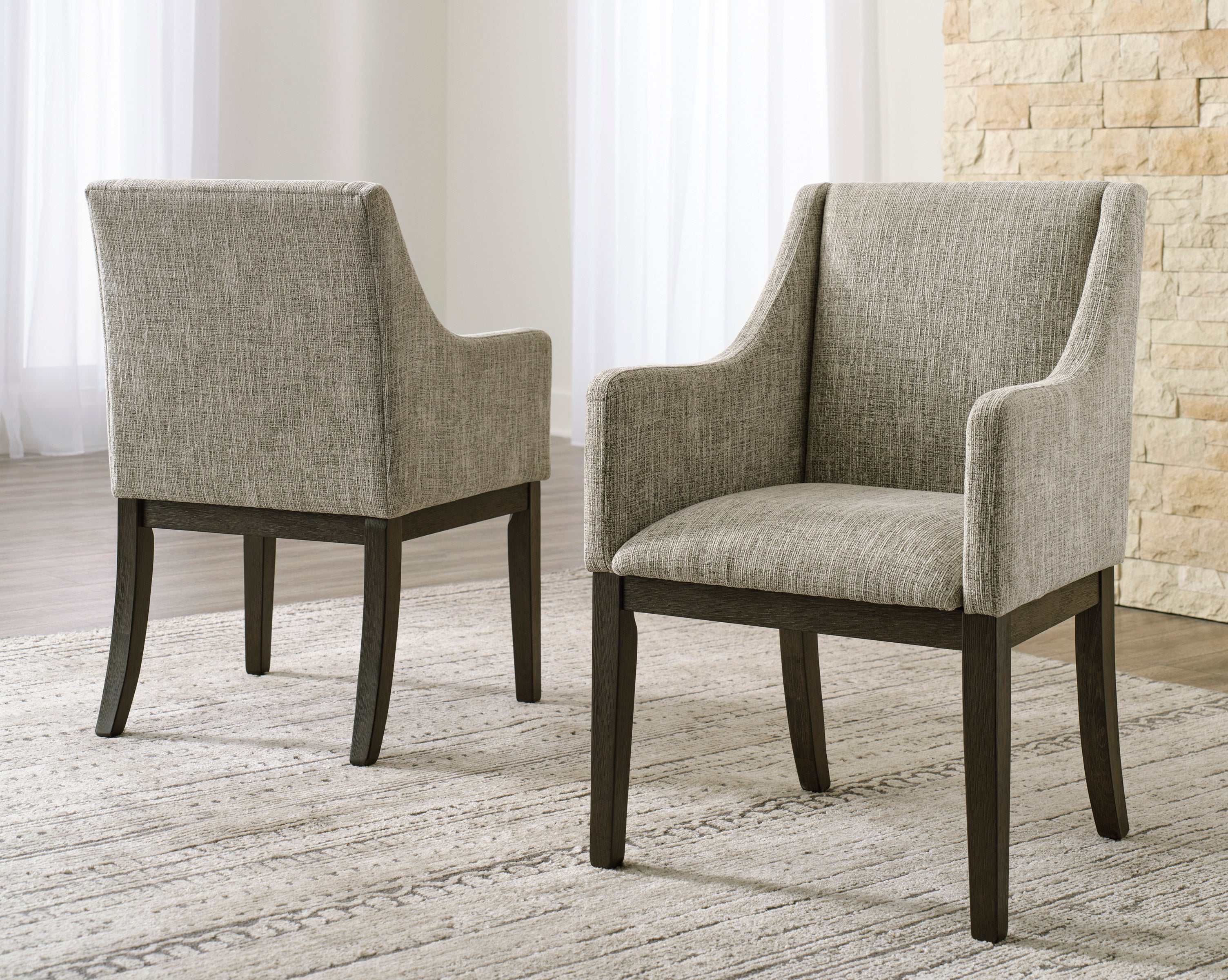 Burkhaus Dark Brown Dining Room Set / 10 pc (6 side chairs)