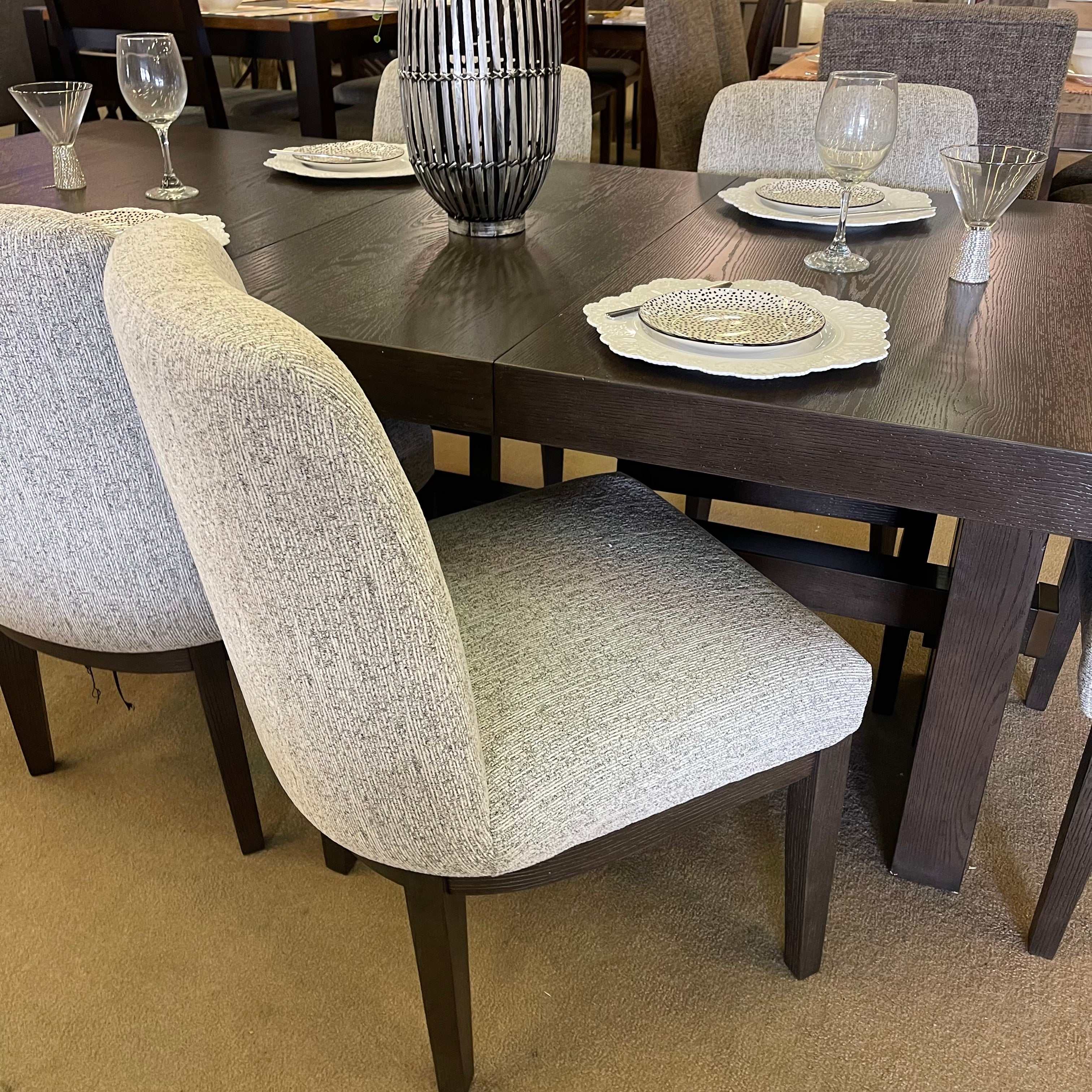 Burkhaus Dark Brown Dining Room Set / 10 pc (8 side chairs)