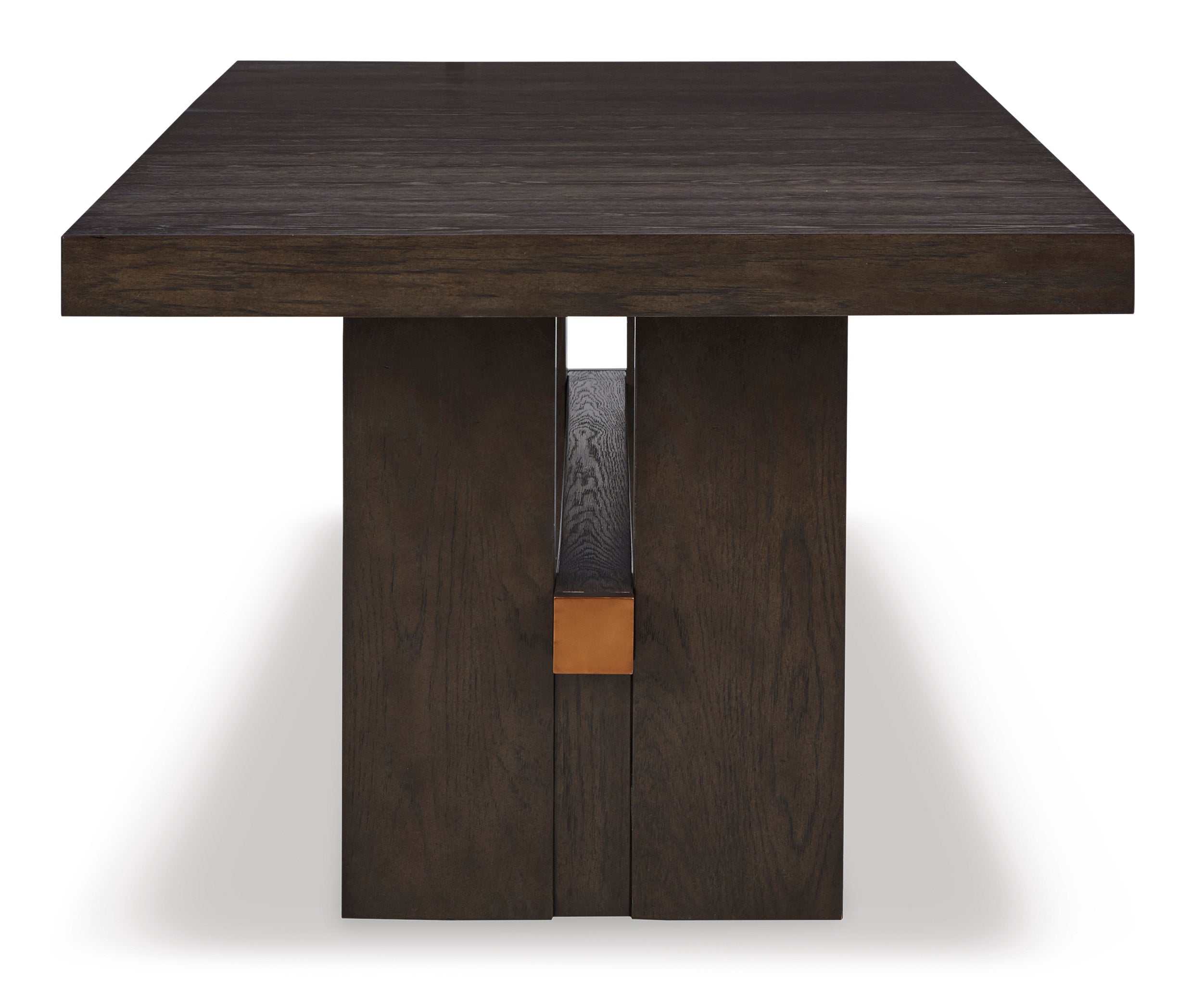 Burkhaus Dark Brown Dining Room Set / 7pc (4 side chairs)