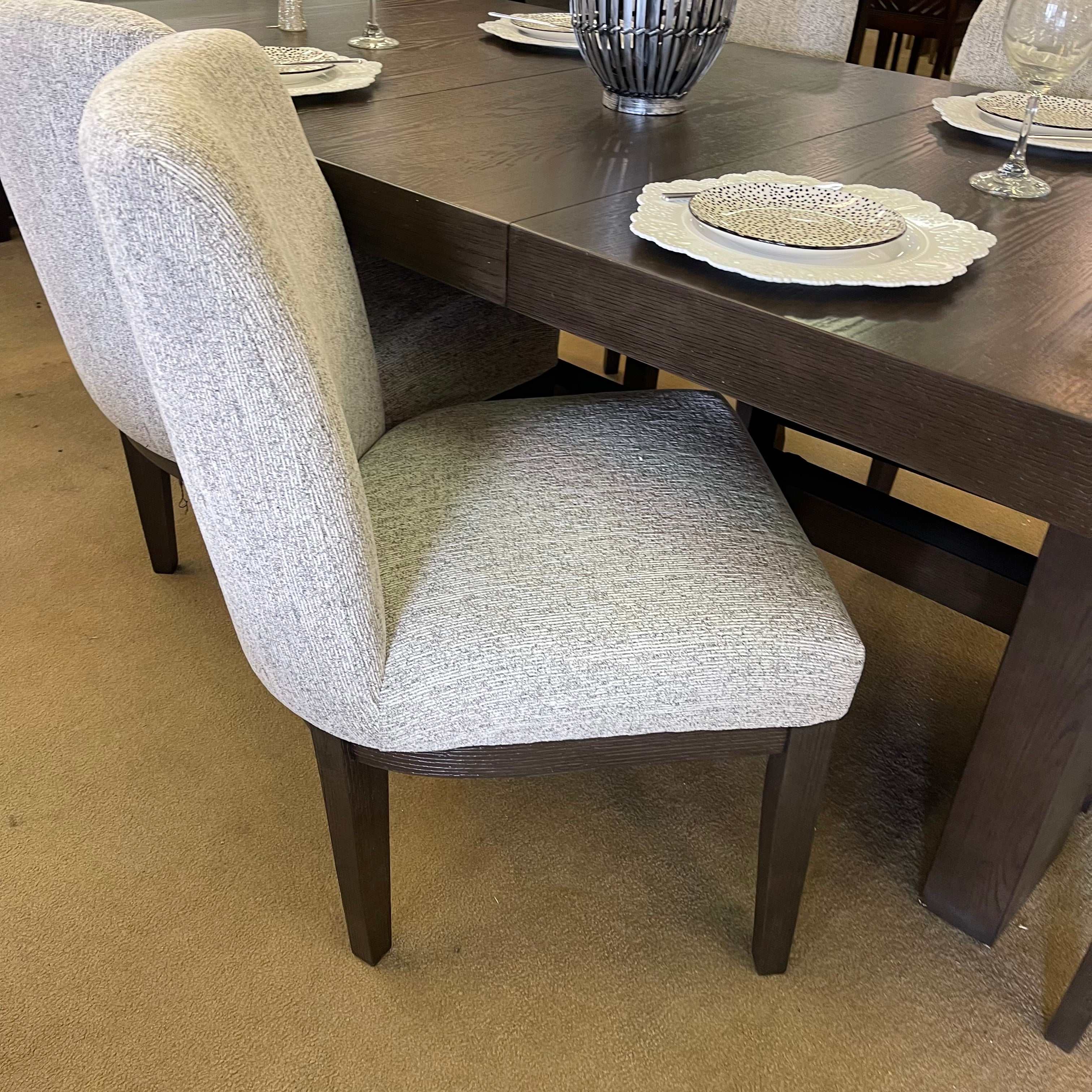 Burkhaus Dark Brown Dining Room Set / 9 pc