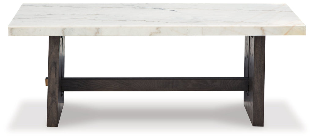 Burkhaus White Coffee Table and 2 Ends