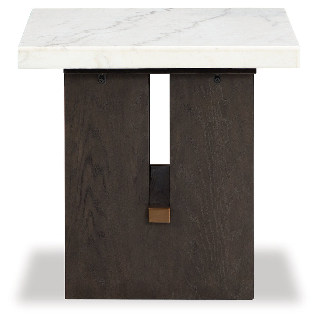 Burkhaus White Coffee Table and 2 Ends
