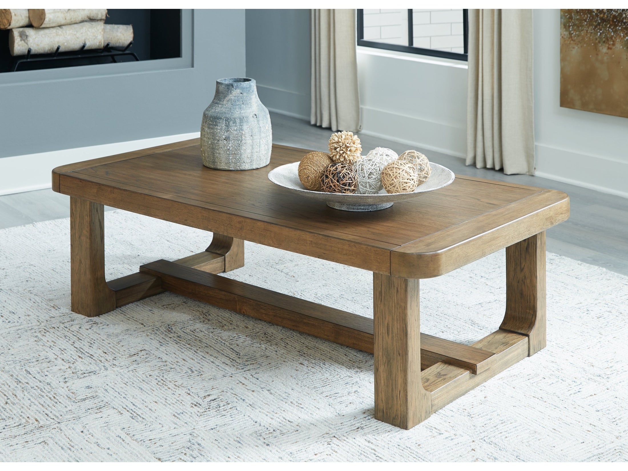 Cabalynn Light Brown Coffee Table