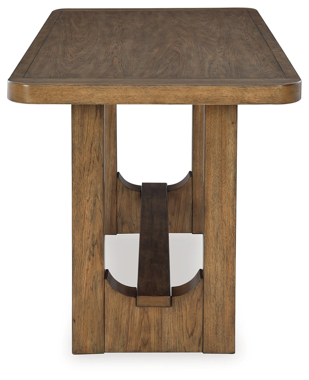 Cabalynn Light Brown Counter Height Dining Table and 4 Barstools
