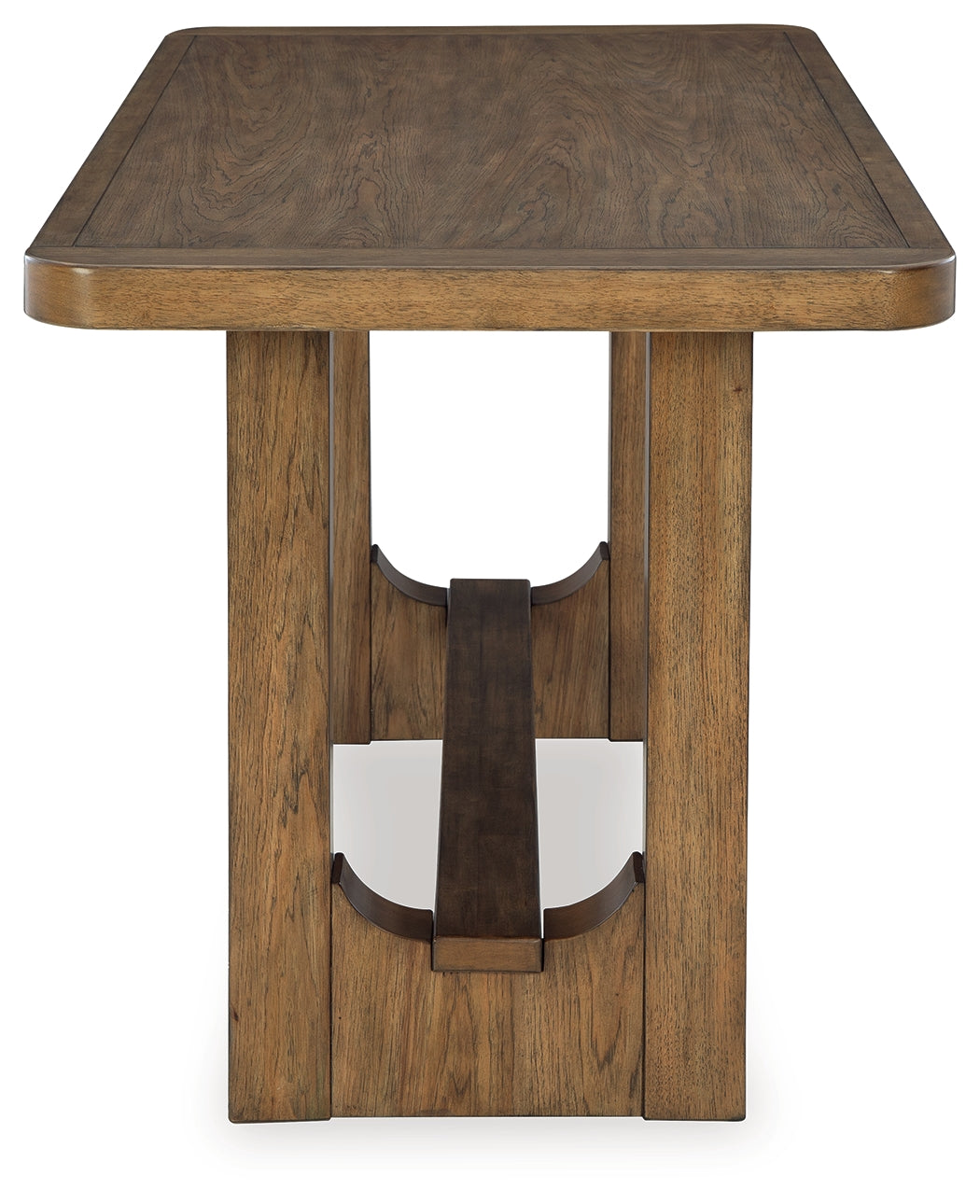 Cabalynn Light Brown Counter Height Dining Table w/ 4 Barstools