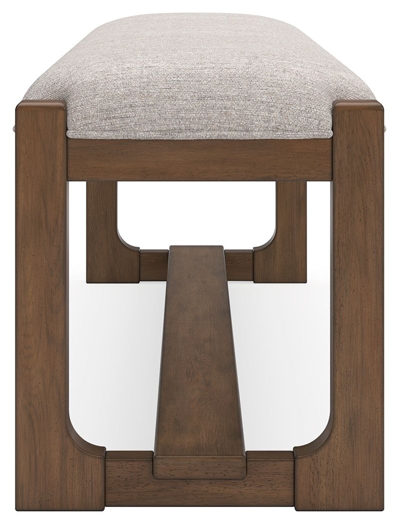 Cabalynn Light Brown Dining Table w/4 Chairs & Bench