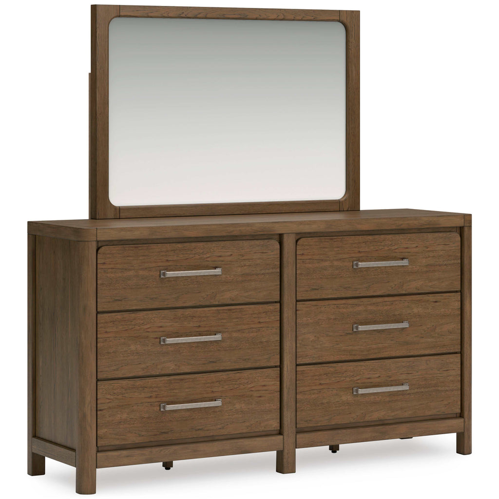 Cabalynn Light Brown Dresser & Mirror